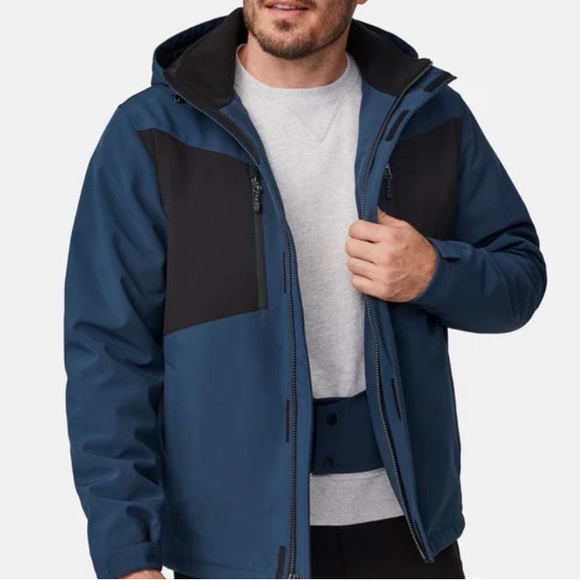 Free Country Men’s Maclear Thermo Softshell Jacket – Indigo – Size L (NWT) - Picture 2 of 10